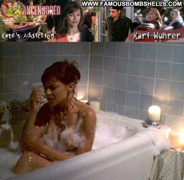 Kari Wuhrer Kate S Addiction Celebrity Cute Small Tits Skinny