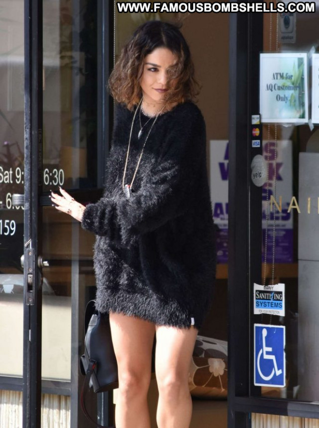 Vanessa Hudgens Studio City Paparazzi Beautiful Celebrity Posing Hot