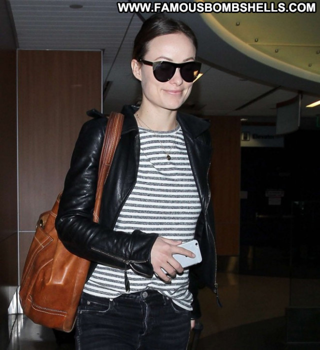 Olivia Wilde Lax Airport Angel Celebrity Posing Hot Los Angeles Babe