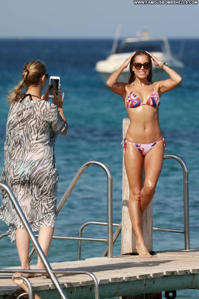 Sylvie Meis No Source Babe Beautiful Bikini Posing Hot Candids