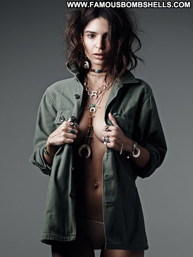 Emily Ratajkowski Topless Photoshoot Celebrity Beautiful Topless