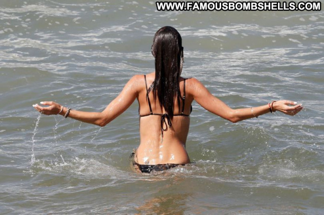 Alessandra Ambrosio No Source Candids Beautiful Posing Hot Bikini