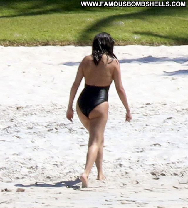 Selena Gomez No Source Posing Hot Swimsuit Babe Celebrity Beautiful