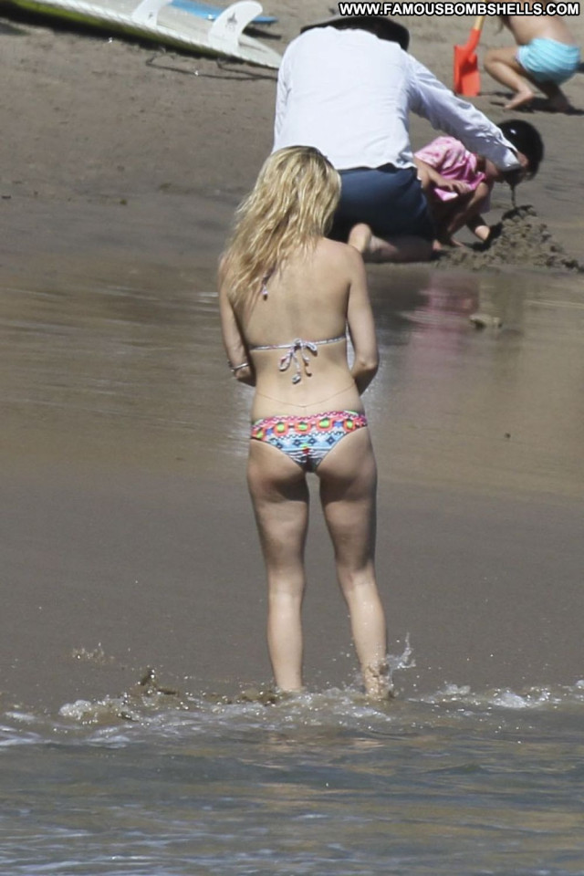 Kate Hudson The Beach Candids Celebrity Beach Babe Bikini Sexy Posing