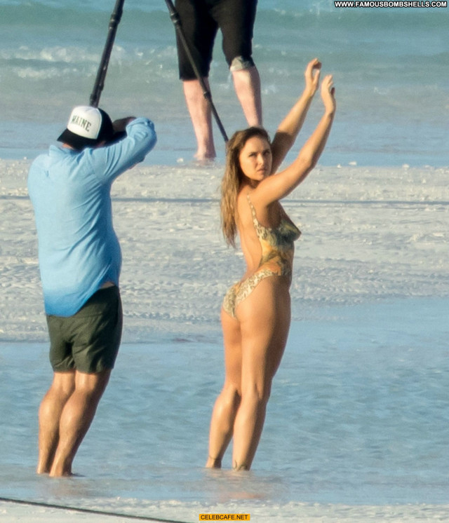 Ronda Rousey No Source Pain Celebrity Posing Hot Bahamas Babe Nude