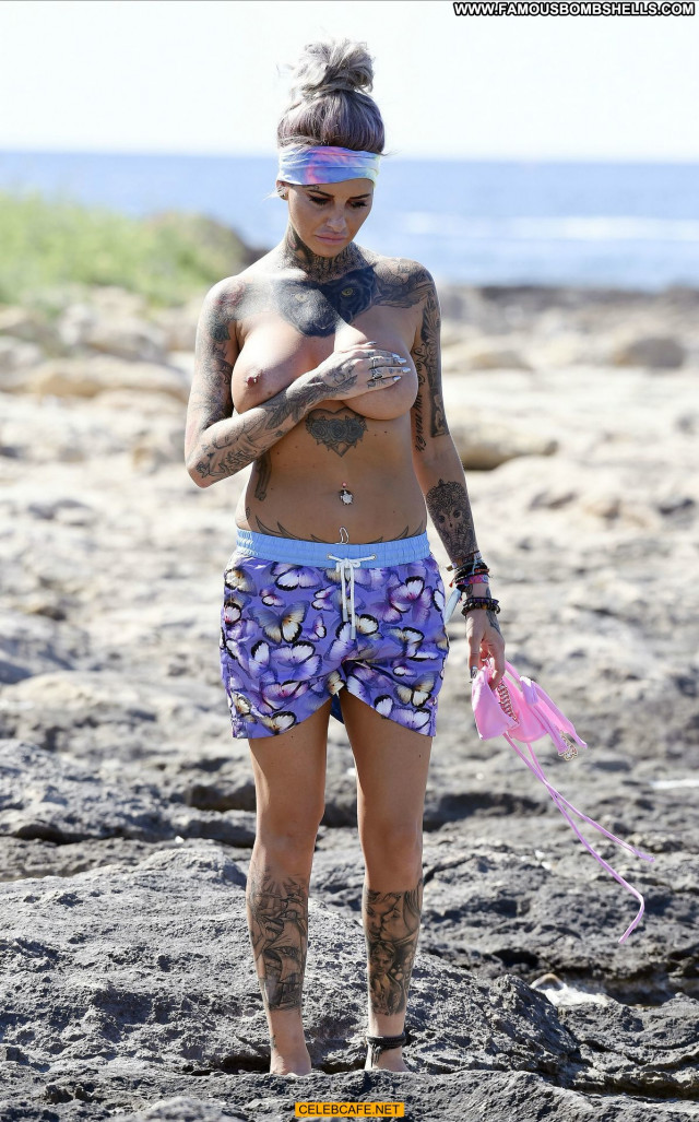 Jemma Lucy No Source Bikini Ibiza Beautiful Posing Hot Topless