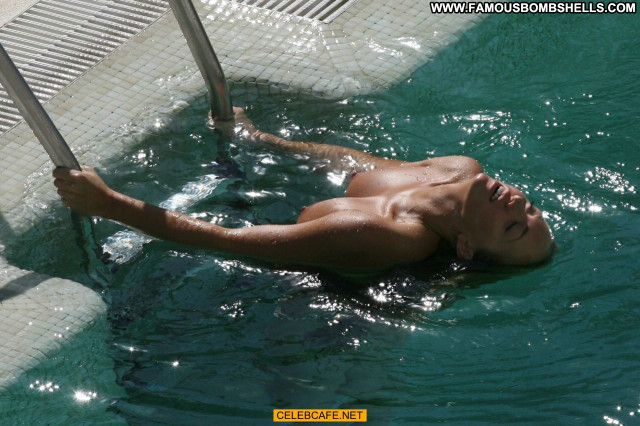 Aisleyne Horgan Wallace No Source Babe Topless Pool Beautiful Posing