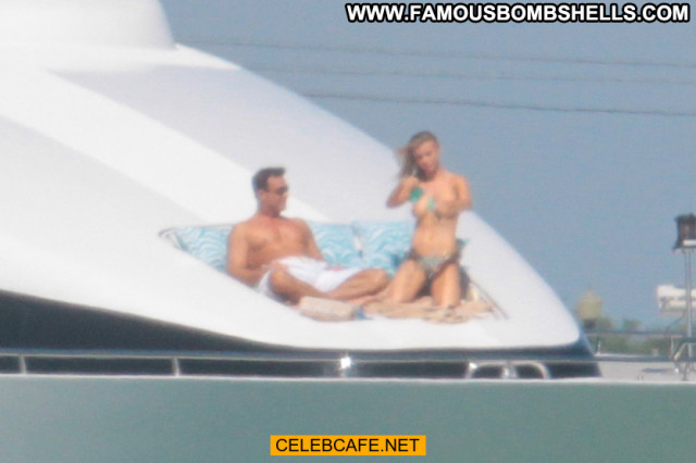 Joanna Krupa No Source Celebrity Topless Posing Hot Yacht Babe Toples