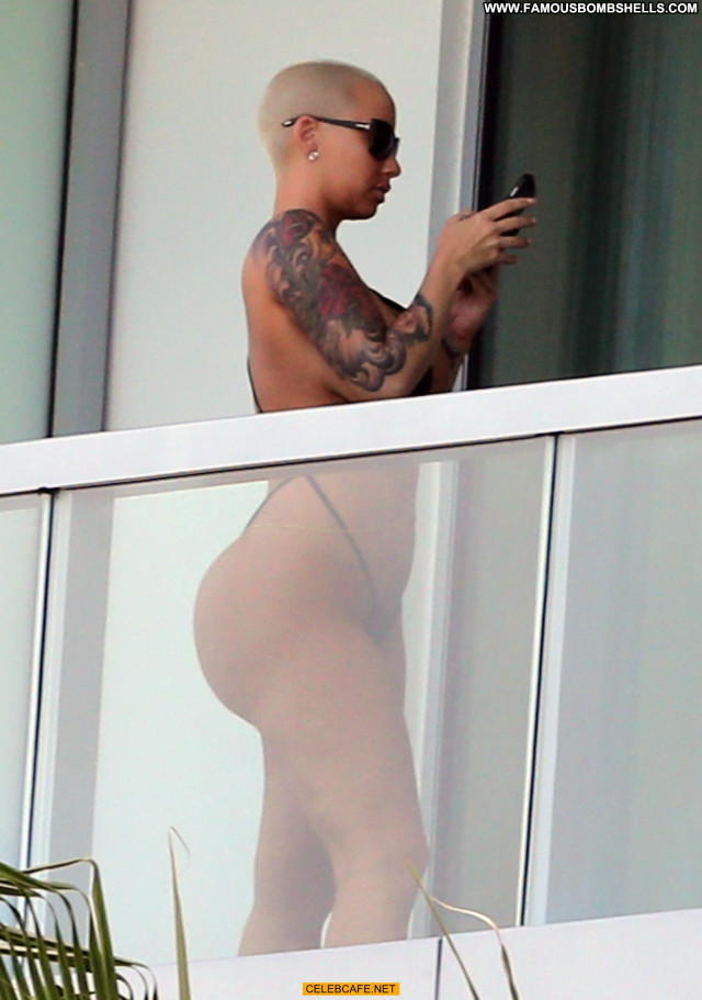 Amber Rose No Source  Beautiful Big Ass Posing Hot Hotel Hot