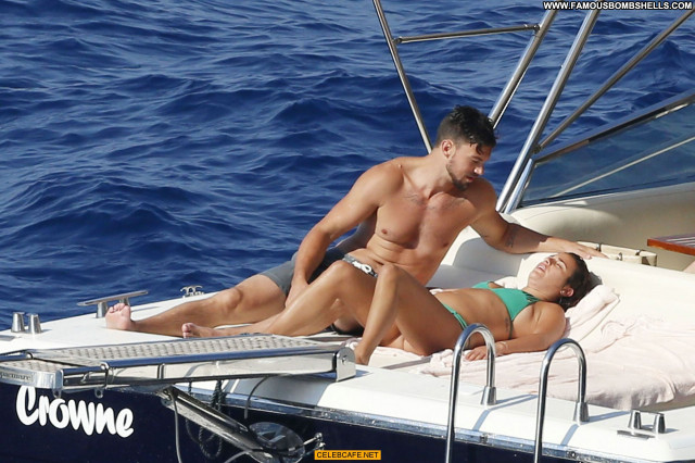 Lea Michele No Source Nipple Slip Beautiful Boat Posing Hot Celebrity