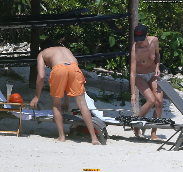 Heidi Klum No Source Mexico Babe Beach Posing Hot Celebrity Toples