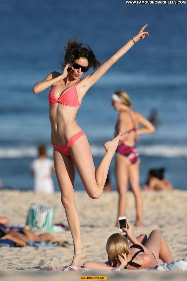 Nicole Trunfio No Source Cleavage Bikini Beautiful Beach Posing Hot