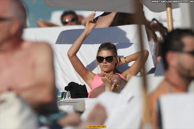 Maryna Linchuk The Beach Bikini Beach Posing Hot Babe Beautiful