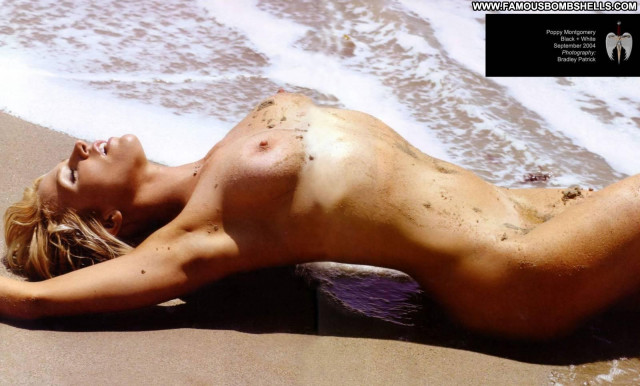 Poppy Montgomery The Beach Beach Toples Celebrity Nude Blonde Posing