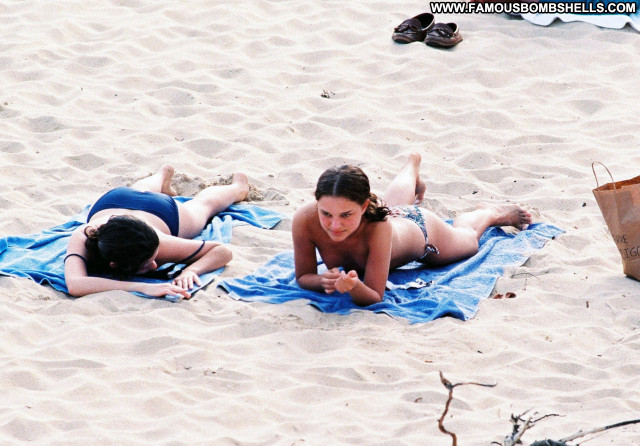 Natalie Portman Topless Beach Posing Hot Actress Old Celebrity Hot