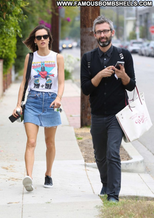 Alessandra Ambrosio No Source Posing Hot Skirt Babe Beautiful