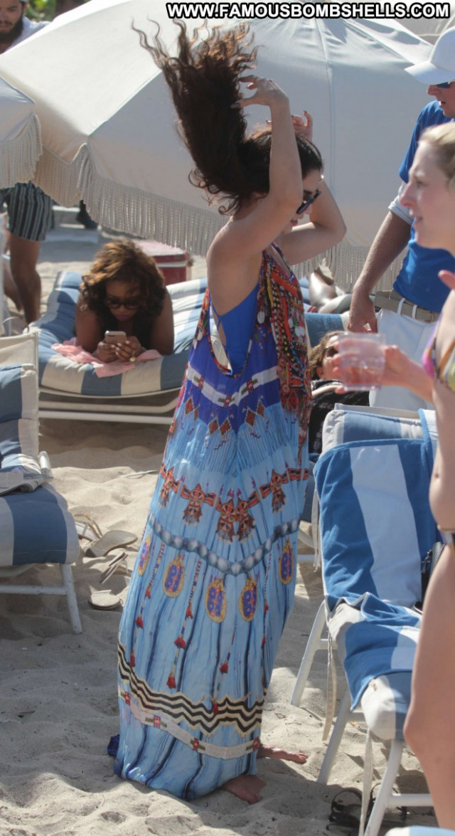 Vanessa Hudgens The Beach Beautiful Beach Paparazzi Swimsuit Posing