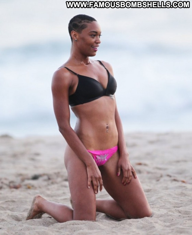 Montana Fishburne The Beach Beautiful Celebrity Babe Posing Hot Beach