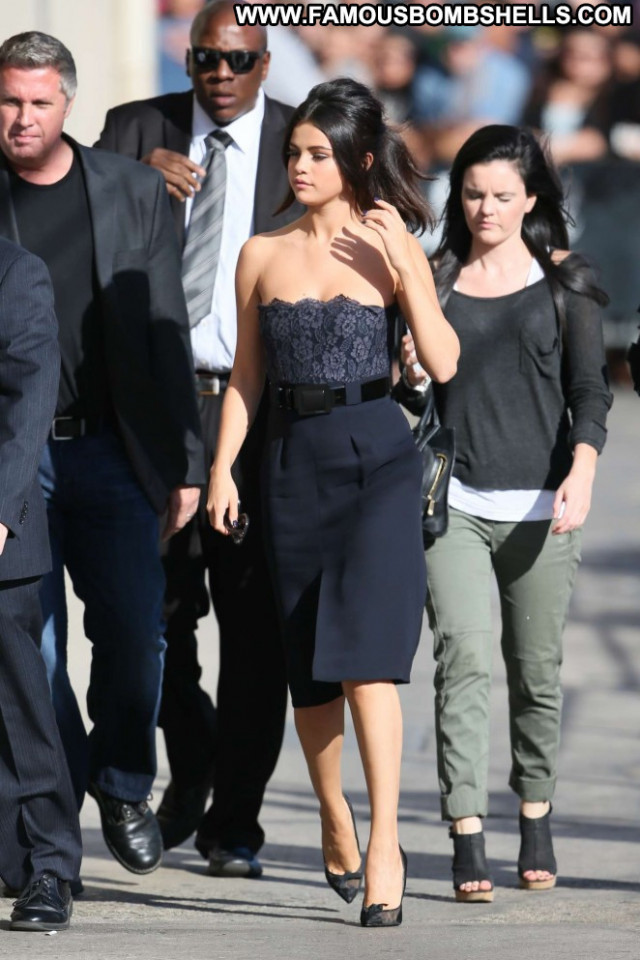 Selena Gomez Jimmy Kimmel Live Paparazzi Babe Hollywood Beautiful