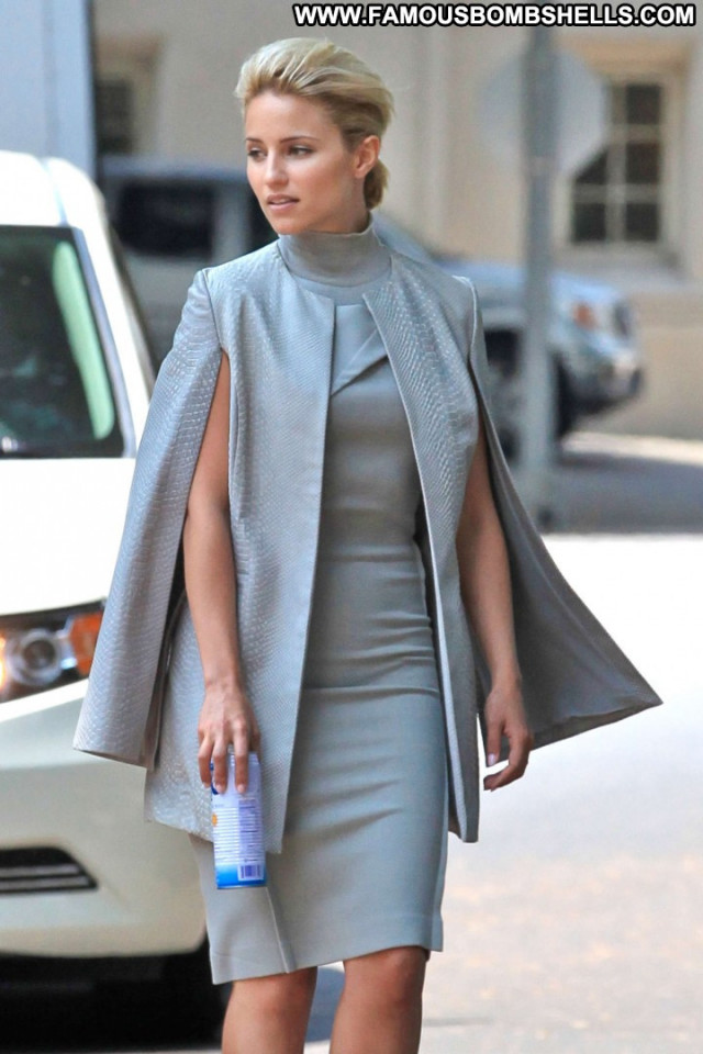 Dianna Agron Beverly Hills Posing Hot Celebrity Beautiful Paparazzi