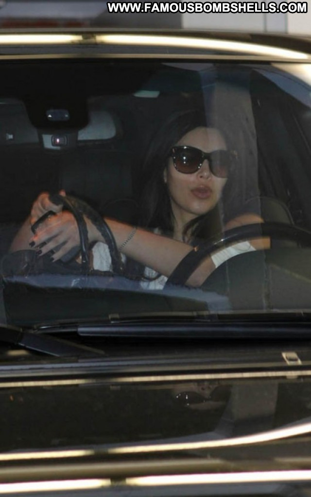 Kim Kardashian Beverly Hills Candid Posing Hot Celebrity Beautiful