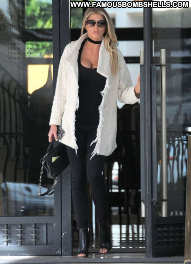 Charlotte Mckinney Beverly Hills Paparazzi Beautiful Posing Hot Babe