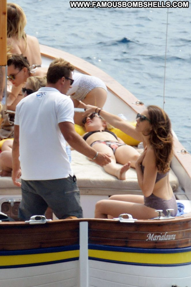 Troian Bellisario Posing Hot Babe Beautiful Boat Paparazzi Celebrity