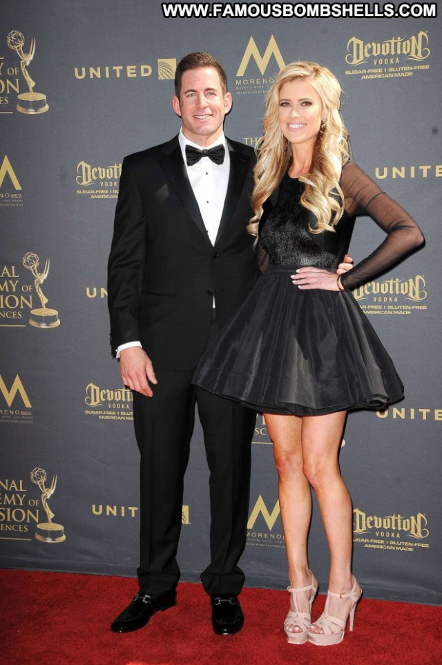 Christina El Moussa Emmy Awards Posing Hot Beautiful Awards Paparazzi