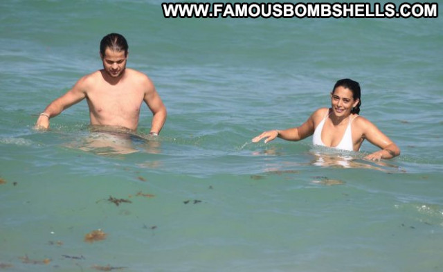 Natalie Martinez Miami Beach Beautiful Beach Bikini Celebrity