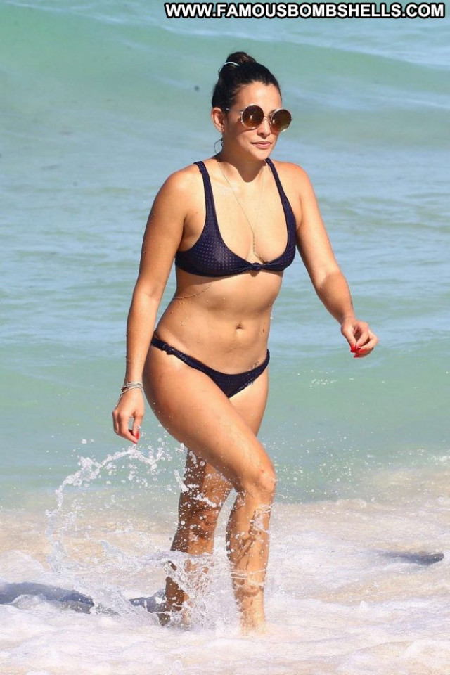 Natalie Martinez The Beach Paparazzi Bikini Beach Posing Hot Babe