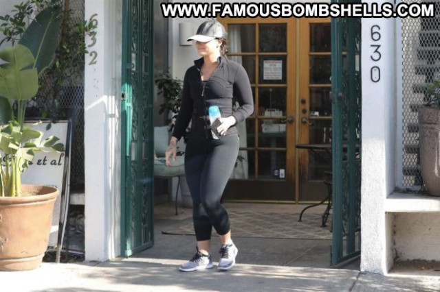 Demi Lovato West Hollywood Beautiful Hollywood Paparazzi Posing Hot