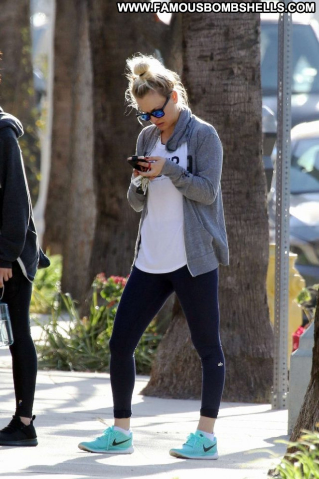 Kaley Cuoco Studio City Gym Paparazzi Celebrity Beautiful Friends