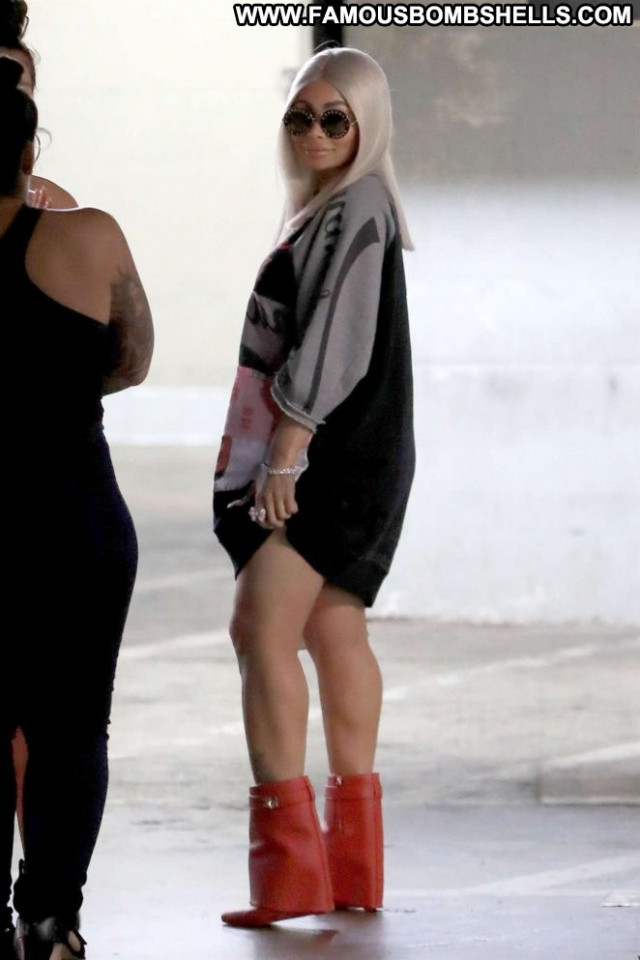 Blac Chyna West Hollywood Babe Posing Hot Celebrity Paparazzi