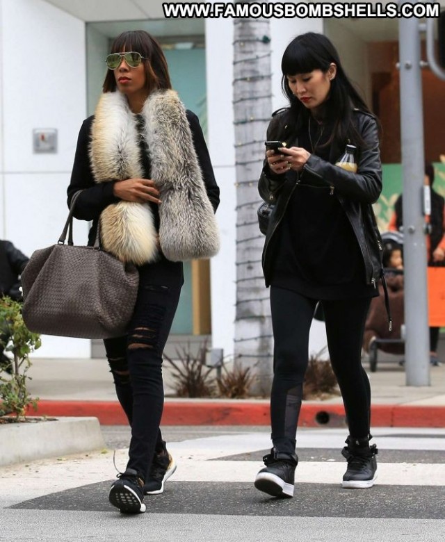 Kelly Rowland Beverly Hills Beautiful Celebrity Jeans Paparazzi Babe