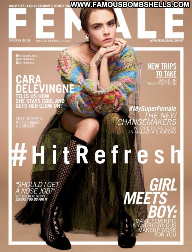 Cara Delevingne No Source Celebrity Malaysia Babe Posing Hot Magazine
