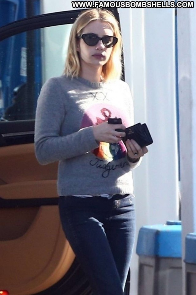 Emma Roberts No Source  Babe Hollywood Celebrity Posing Hot Paparazzi