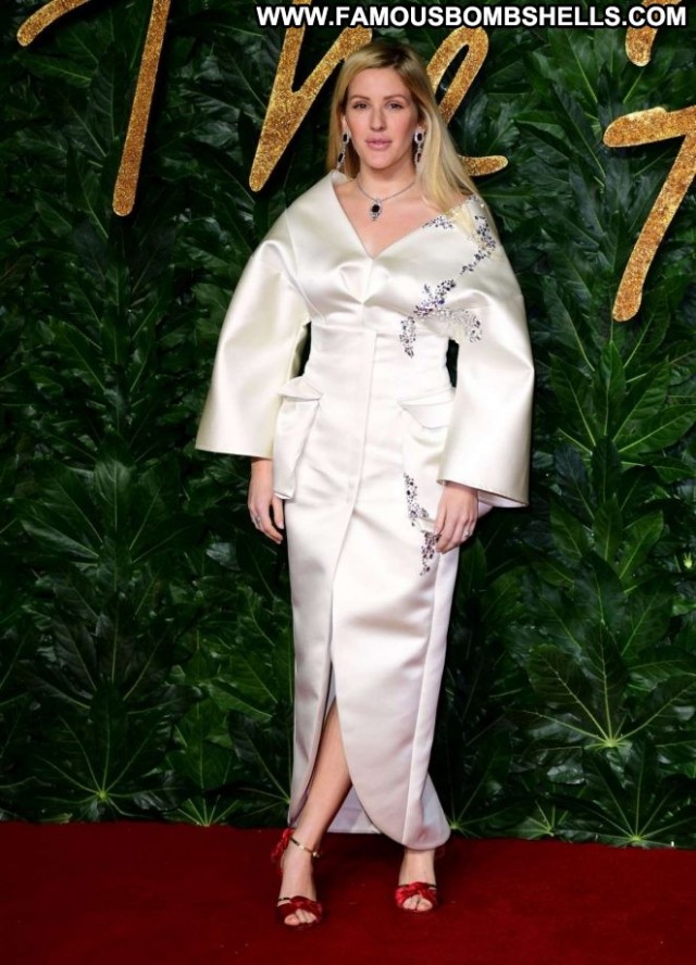 Ellie Goulding No Source Awards British Beautiful London Fashion