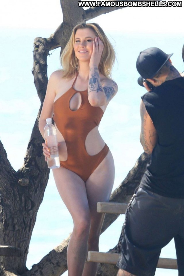 Ireland Baldwin No Source Posing Hot Babe Malibu Swimsuit Photoshoot