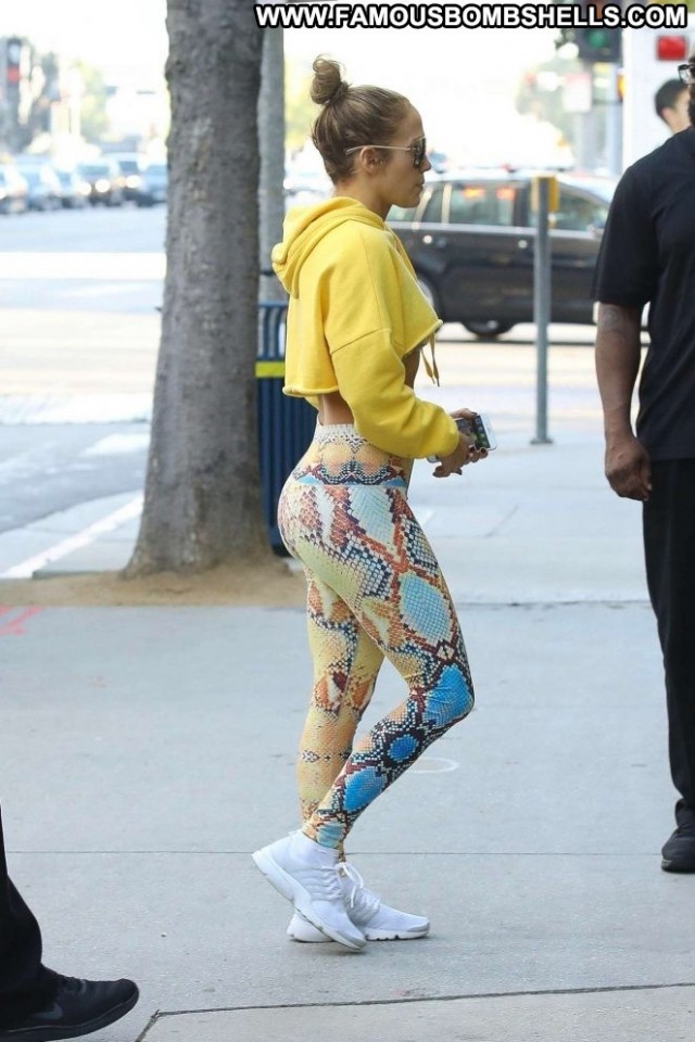 Jennifer Lopez No Source Paparazzi Beautiful Babe Workout Celebrity