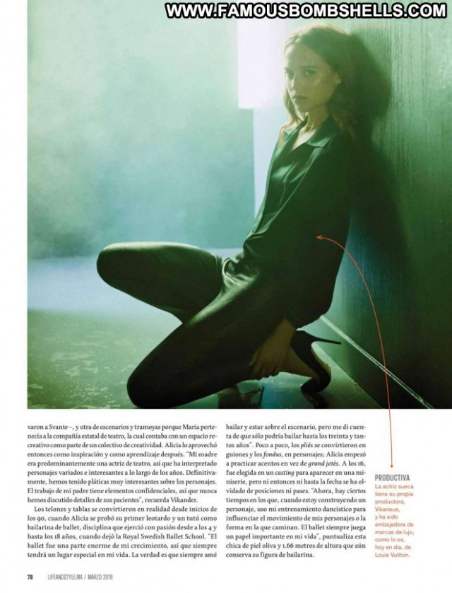 Alicia Vikander Style Magazine Beautiful Magazine Paparazzi Posing