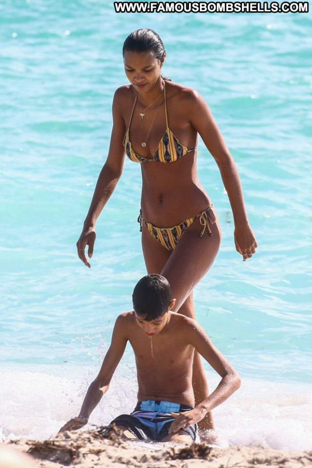 Lais Ribeiro The Beach Bikini Babe Beach Celebrity Paparazzi