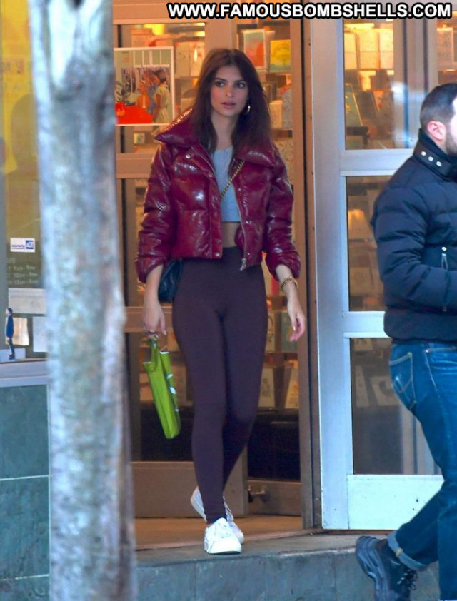 Emily Ratajkowski No Source Paparazzi Shopping Posing Hot Babe