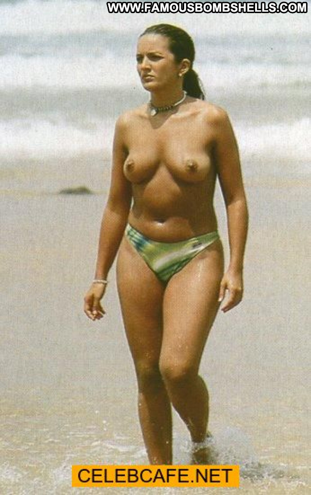 Marta Lopez No Source Topless Celebrity Beach Posing Hot Paparazzi