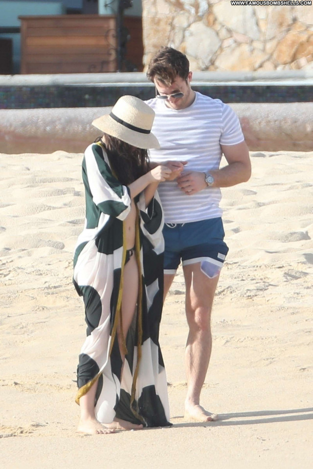 Camila Cabello The Beach Posing Hot Babe Paparazzi Celebrity Beautiful